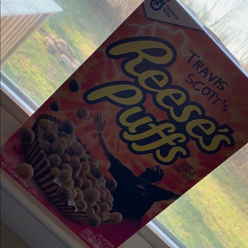 Travis Scott limited addition-cereal box